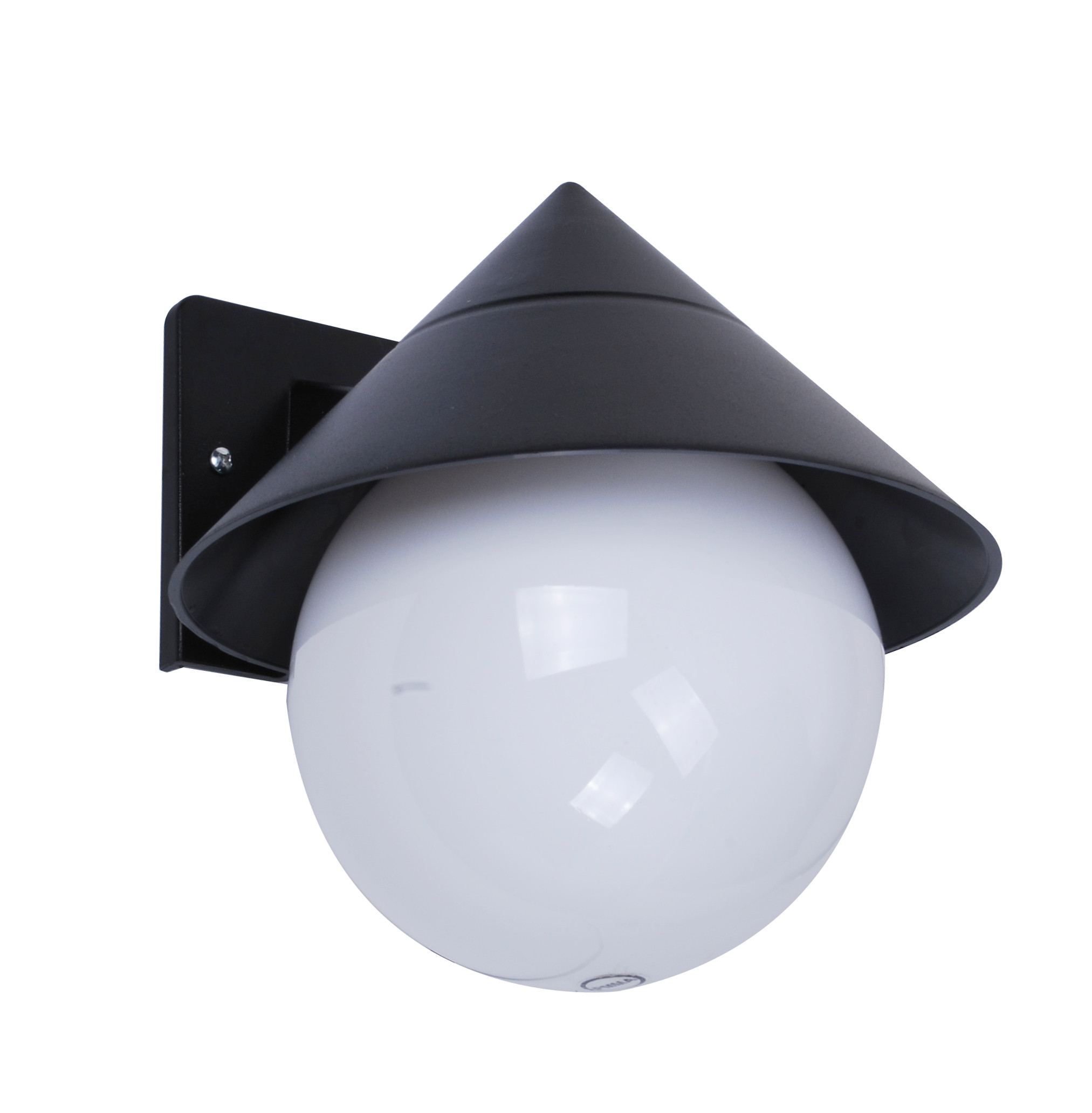 Záhradné nástenné svietidlo Dmlighting čierne E27 40 W